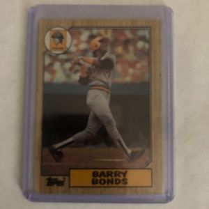 1987 TOPPS ROOKIE Barry Bonds